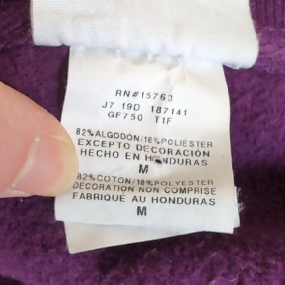 Champion Reverse Weave Sweatshirt Embroidered Logo Crew Neck Fleece Size Medium - Picture 14 of 14